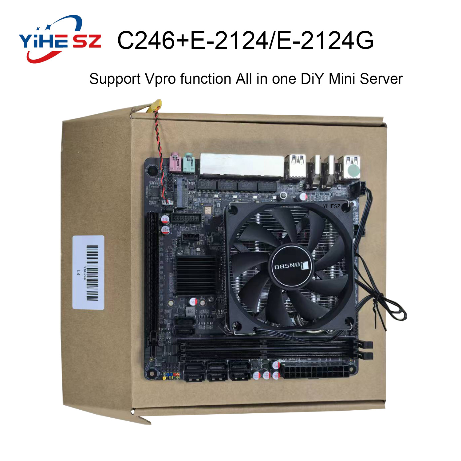 Nas Motherboard 8 Sata Mini Itx - E-2124/2124G C246 Vpro NAS 마더보드 8SATA
