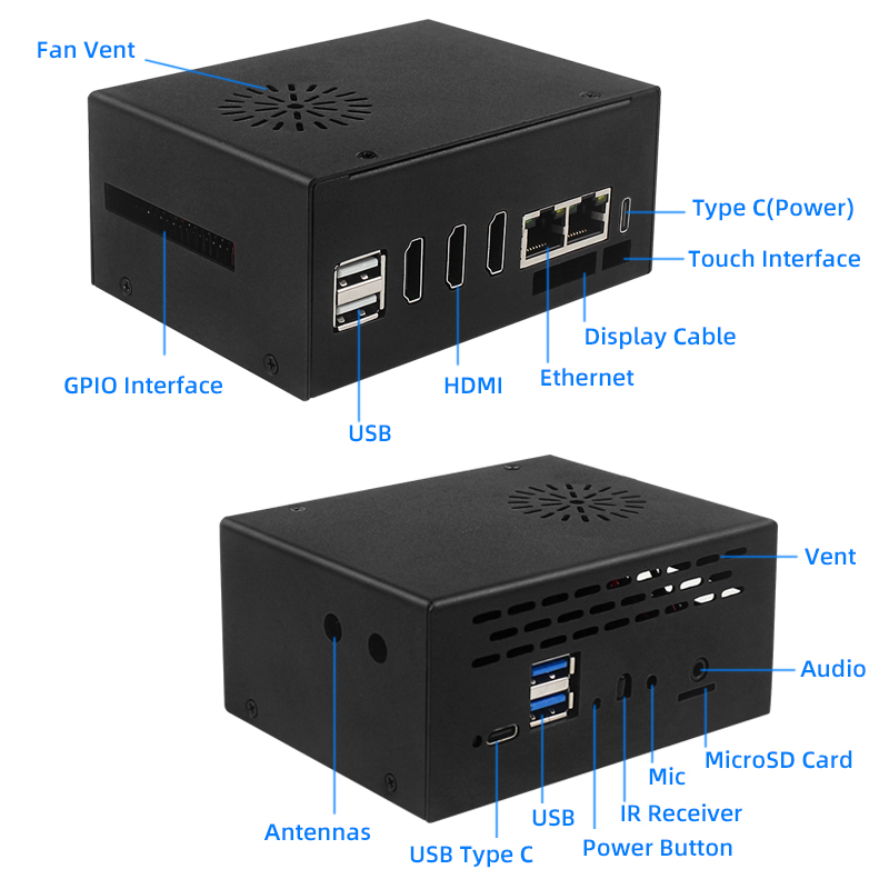 오렌지 파이 5 플러스 금속 케이스, 4040 냉각 팬 - Orange Pi 5 Plus 16Gb 리뷰 및 가격