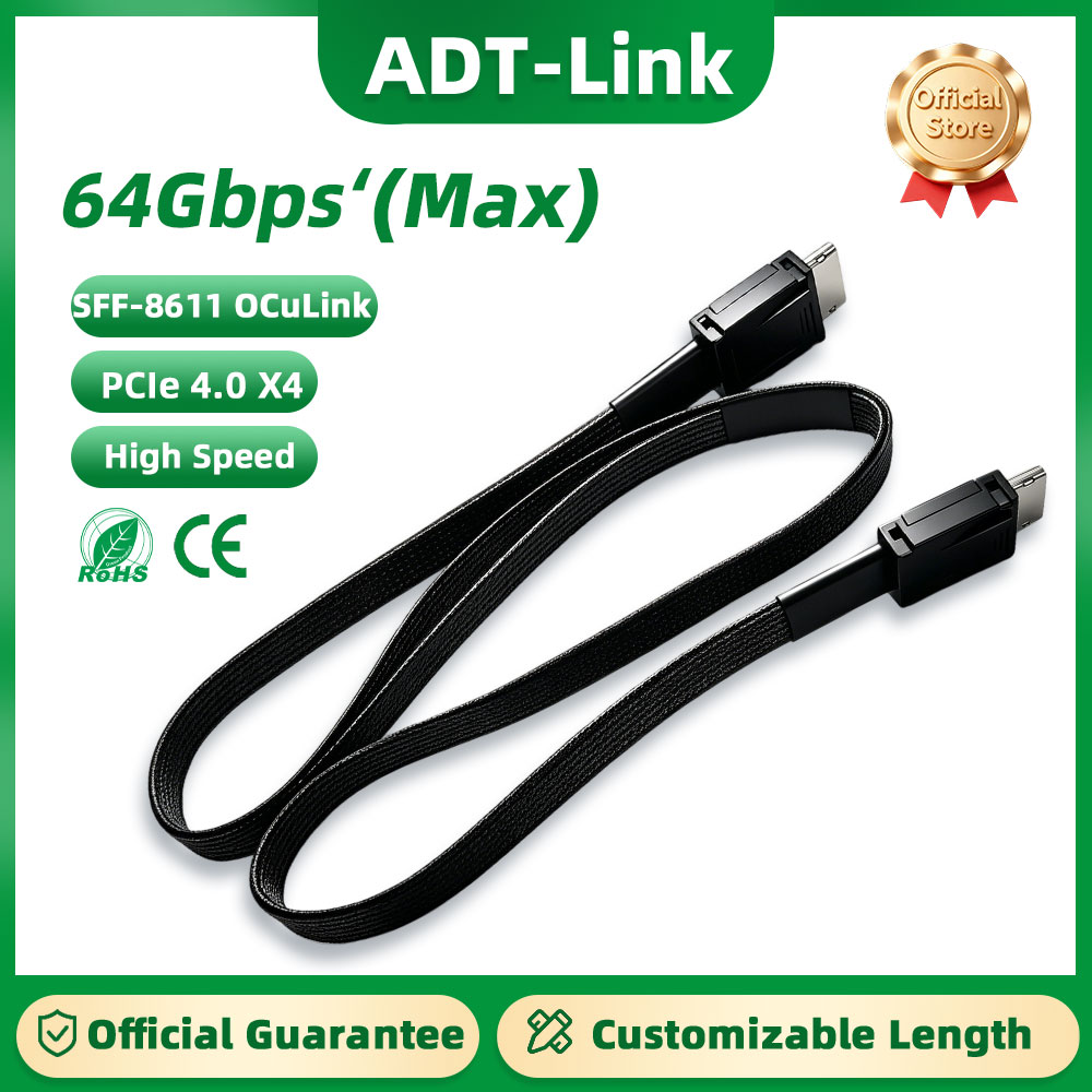 ADT-Link 64Gb 남성-남성 PCIE 4.0 X - Oculink Egpu Mini Pc 리뷰 및 가격