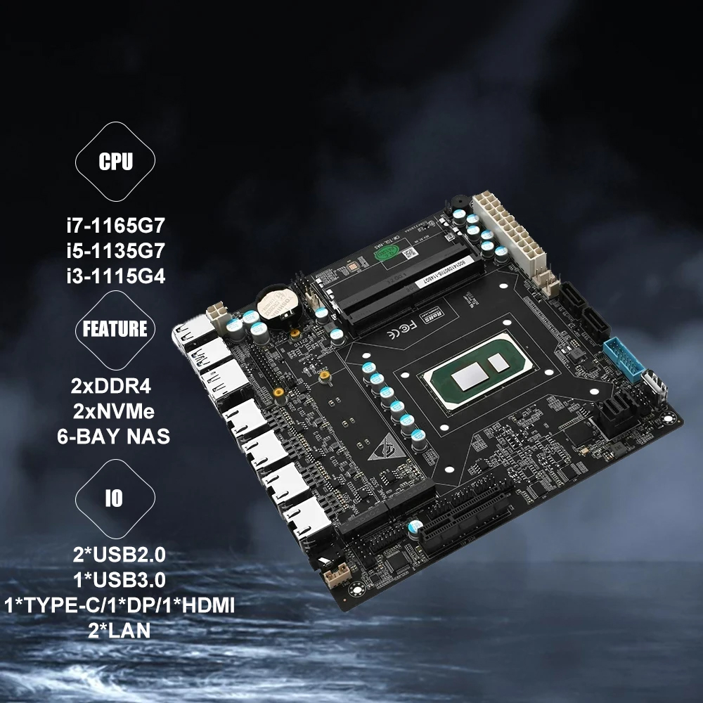 Nas 마더보드 ITX 세트 온보드 11세대 코어 I7 - Nas Motherboard 8 Sata Mini Itx 리뷰 및 가격