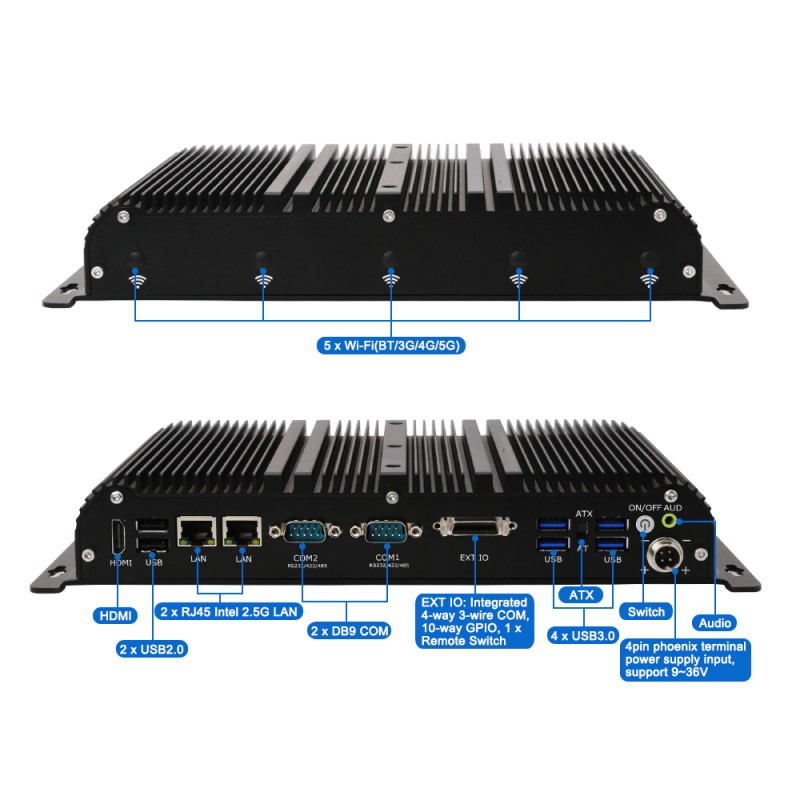 견고한 팬리스 산업용 컴퓨터 코어 i7 1165G7 I - Fanless Industrial Pc Rs485 Core I7 리뷰 및 가격