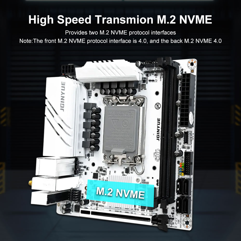 JGINYUE B760 마더보드 LGA 1700 지원  - Lga1700 Itx Motherboard Ddr5 리뷰 및 가격