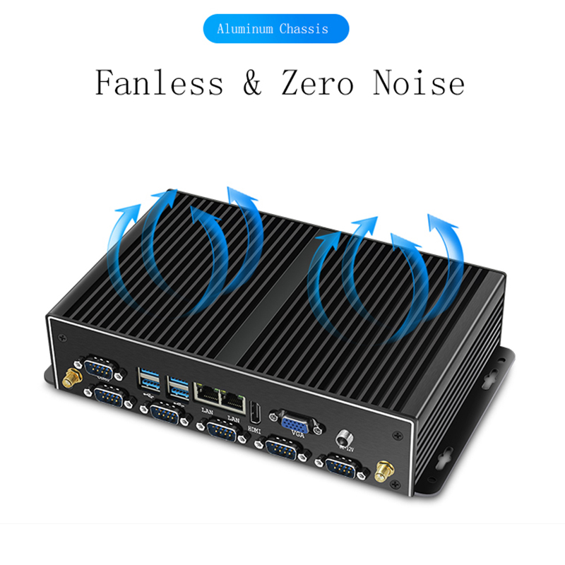 미니 산업용 PC 팬리스 듀얼 LAN 6*COM 4G  - Fanless Industrial Pc Rs485 Core I7 리뷰 및 가격